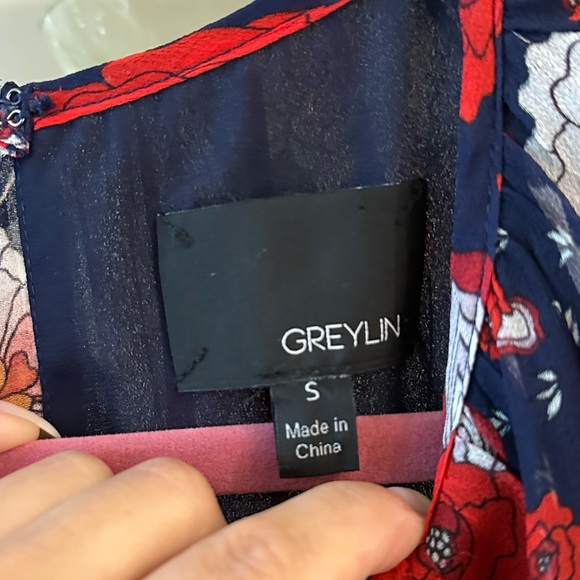 Floral Silk Greylin Dress - Picture 6 of 6